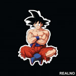 Hovering - Goku - Dragon Ball - Nalepnica