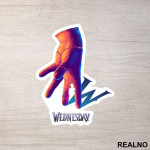 Thing And Logo - Wednesday - Sreda - Nalepnica