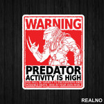 Activity Is High - Predator - Nalepnica
