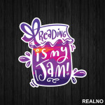 Reading Is My Jam - Colors - Books - Čitanje - Knjige - Nalepnica