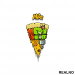 Mike - Pizza - Nindža Kornjače - Nalepnica