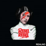 Rebel - Princess Leia - Star Wars - Nalepnica