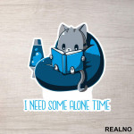 I Need Some Alone Time - Books - Čitanje - Knjige - Nalepnica