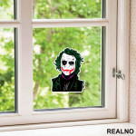 White Face - Joker - Nalepnica