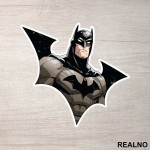 Logo And Face - Batman - Nalepnica
