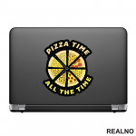 Pizza Time, All The Time - Hrana - Food - Nalepnica