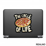 The Circle Of Life - Pizza - Hrana - Food - Nalepnica