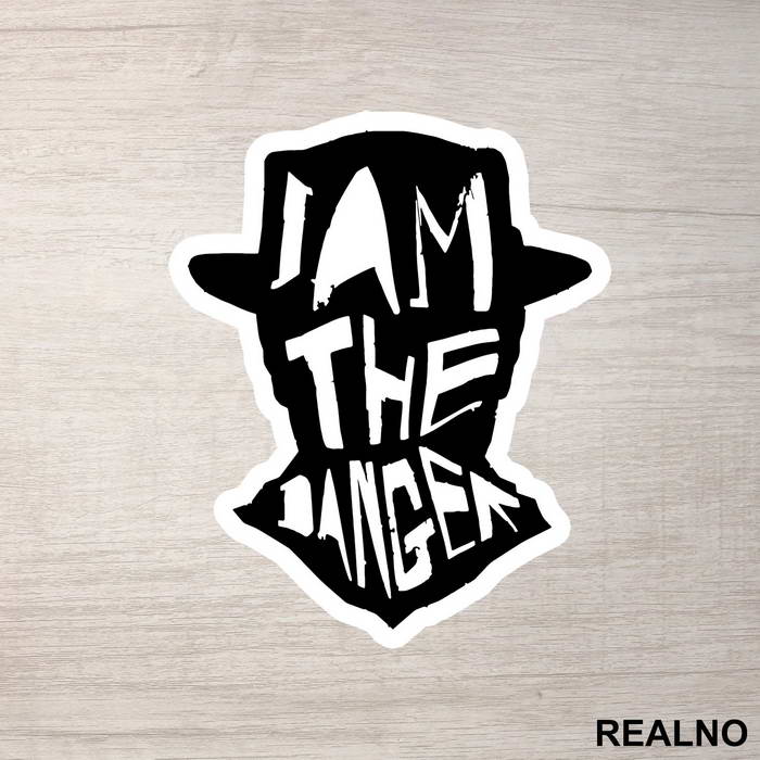 I Am The Danger - Heisenberg - Breaking Bad - Nalepnica