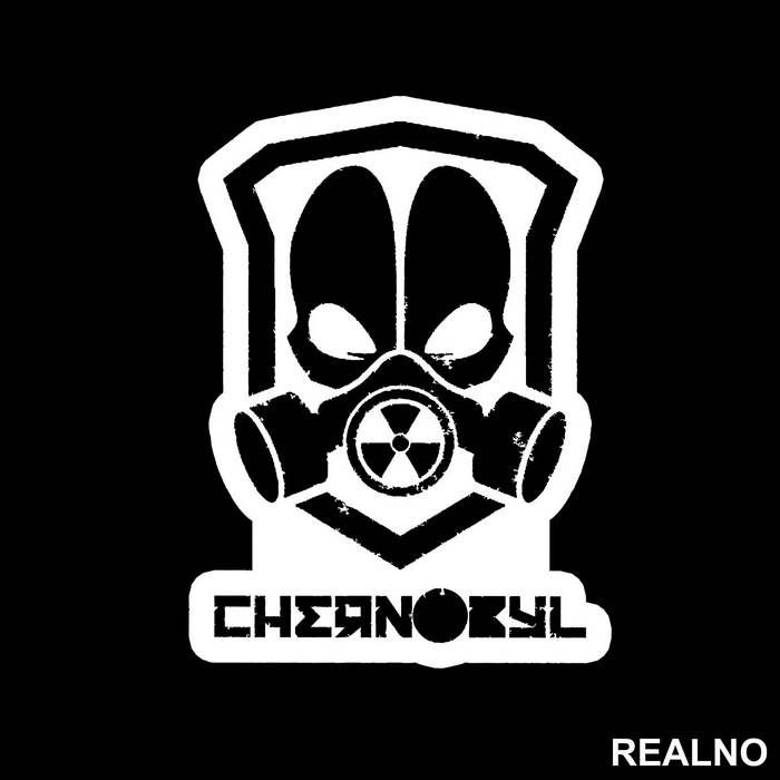 Gas Mask - Chernobyl - Nalepnica