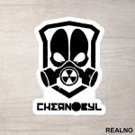 Gas Mask - Chernobyl - Nalepnica