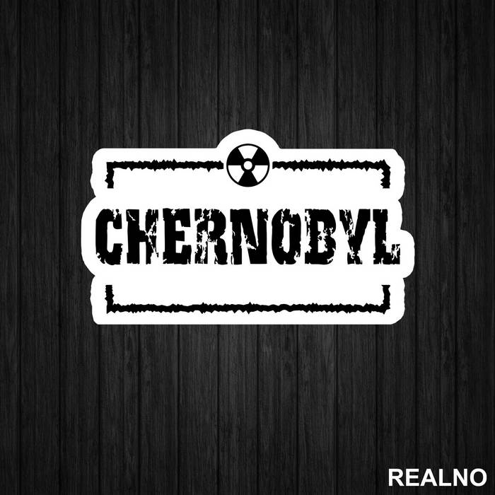 Logo - Chernobyl - Nalepnica