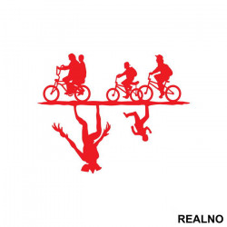 The Upside Down - Stranger Things - Nalepnica The Upside Down - Stranger Things - Nalepnica