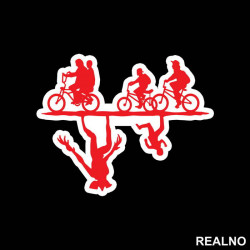 The Upside Down - Stranger Things - Nalepnica The Upside Down - Stranger Things - Nalepnica