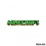 Grass Logo - Minecraft - Nalepnica