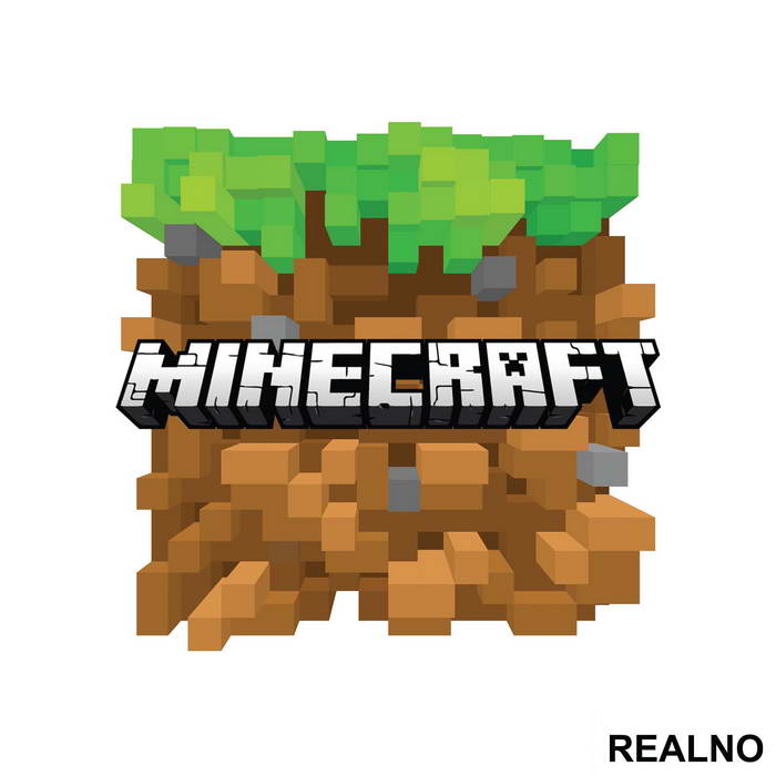 Blocks Logo - Minecraft - Nalepnica