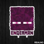 Enderman - Minecraft - Nalepnica