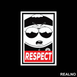 Eric Cartman Respect - South Park - Nalepnica