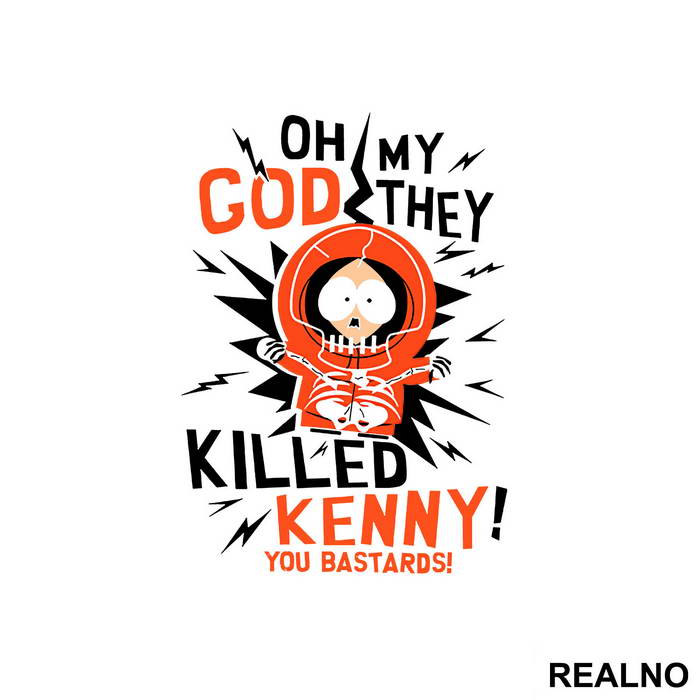 Oh My God They Killed Kenny You Bastards - South Park - Nalepnica