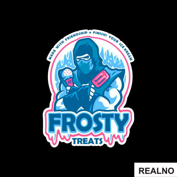 Sub Zeros Frosty Ice Cream - Mortal Kombat - Nalepnica