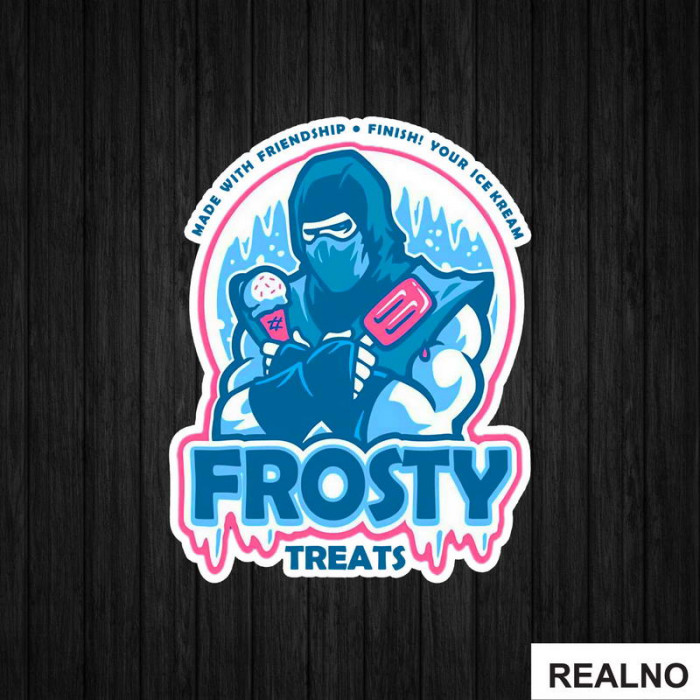 Sub Zeros Frosty Ice Cream - Mortal Kombat - Nalepnica