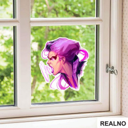 Sindel Portrait Illustration - Mortal Kombat - Nalepnica Sindel Portrait Illustration - Mortal Kombat - Nalepnica