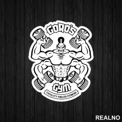 Goro's Gym - Mortal Kombat - Nalepnica Goro's Gym - Mortal Kombat - Nalepnica