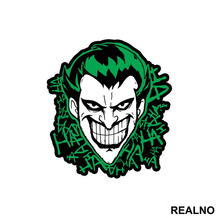 Green Laugh - Joker - Nalepnica