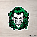 Green Laugh - Joker - Nalepnica