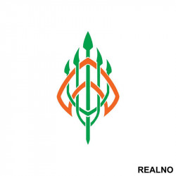 Trident Logo - Aquaman - Nalepnica Trident Logo - Aquaman - Nalepnica