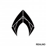 Logo - Aquaman - Nalepnica
