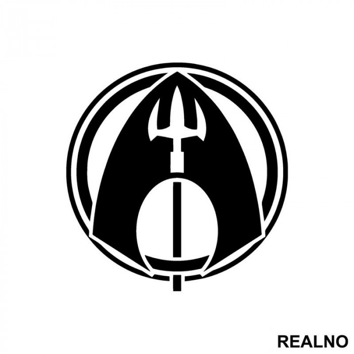 Circle Logo - Aquaman - Nalepnica