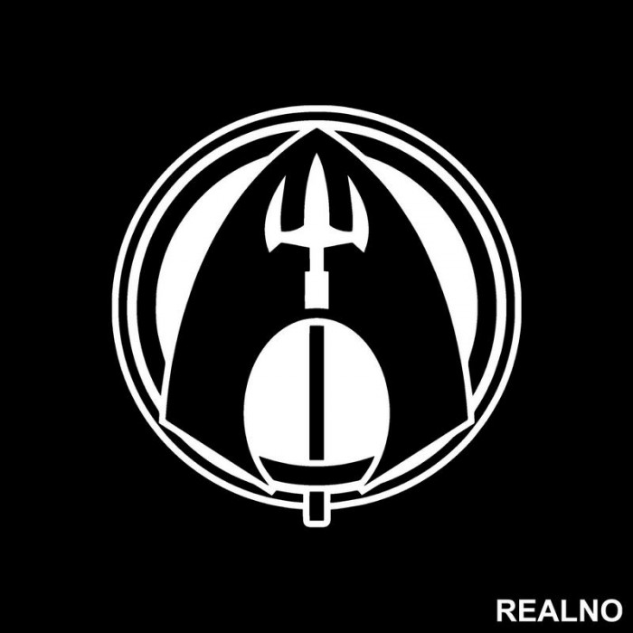 Circle Logo - Aquaman - Nalepnica