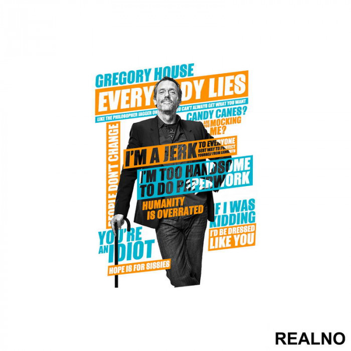 Gregory House Quotes - House - Nalepnica
