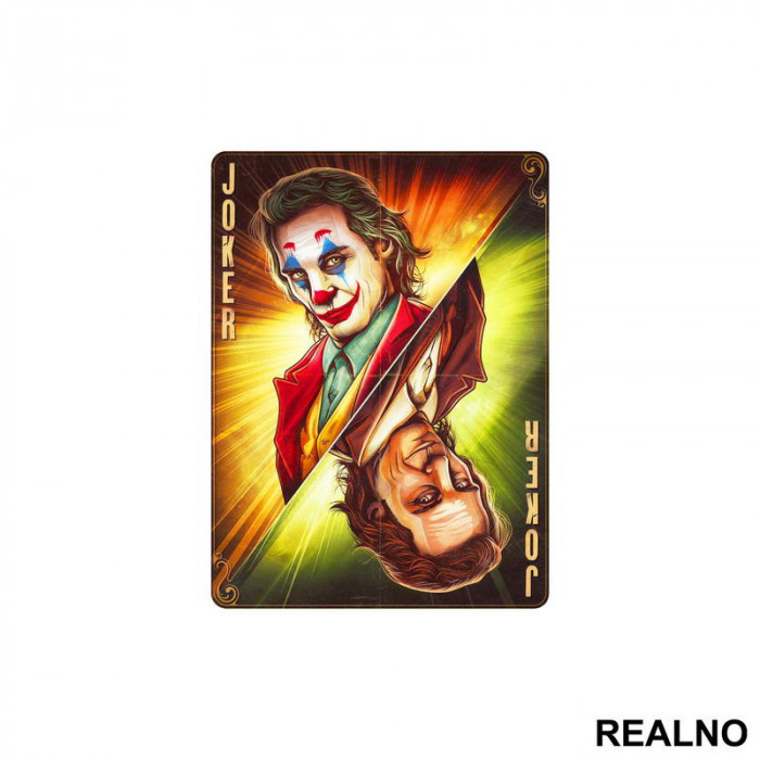 Card Two Sides - Joker - Nalepnica