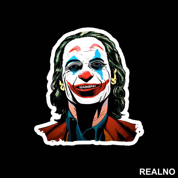 Smiling Portrait - Joker - Nalepnica