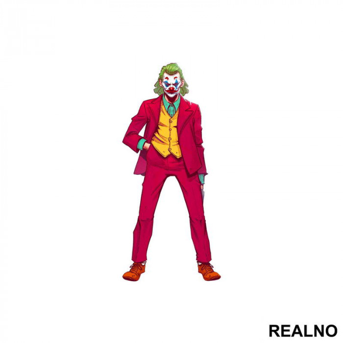 Standing In A Purple Suit - Joker - Nalepnica