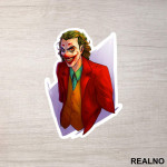 Red Eyes Portrait - Joker - Nalepnica