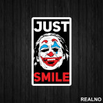 Just Smile - Joker - Nalepnica