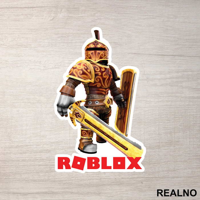 Knight With A Sword - Roblox - Nalepnica