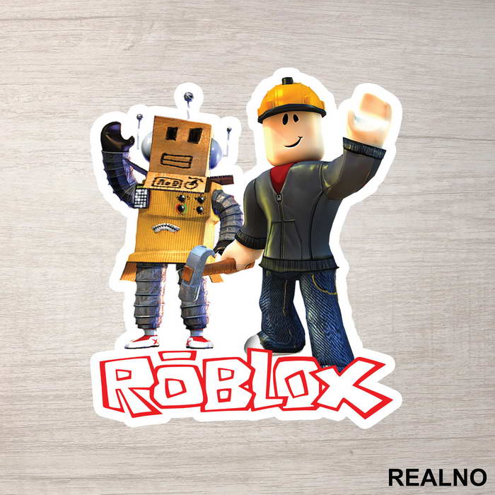 Mr Robot And The Repair Man - Roblox - Nalepnica