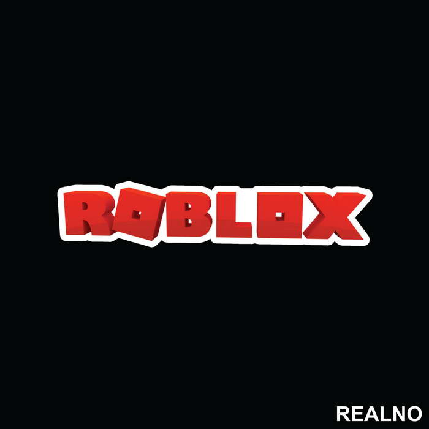 3D Logo - Roblox - Nalepnica