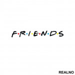 Logo - Friends - Prijatelji - Nalepnica