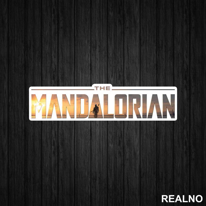 Logo - Mandalorian - Star Wars - Nalepnica