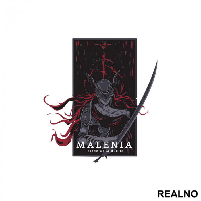 Malenia Blade of Miquella - Dark - Elden Ring - Nalepnica