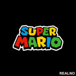 Logo Super Mario - Nalepnica