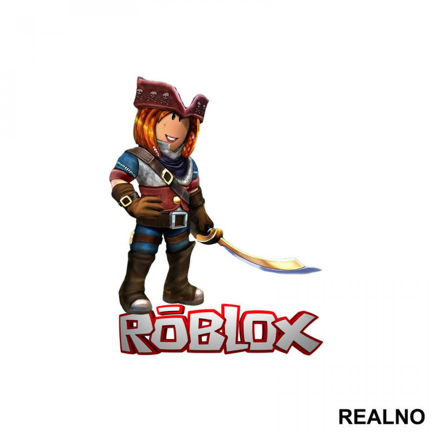 Ezebel - The Pirate Queen - Roblox - Nalepnica