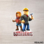 The Repair Man And Wizard - Roblox - Nalepnica