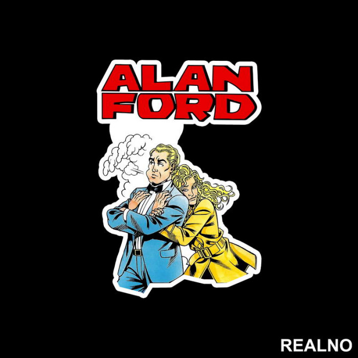 Besan Zagrljaj - Alan Ford - Nalepnica