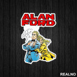 Besan Zagrljaj - Alan Ford - Nalepnica
