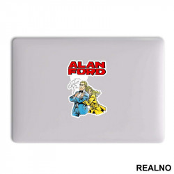Besan Zagrljaj - Alan Ford - Nalepnica Besan Zagrljaj - Alan Ford - Nalepnica